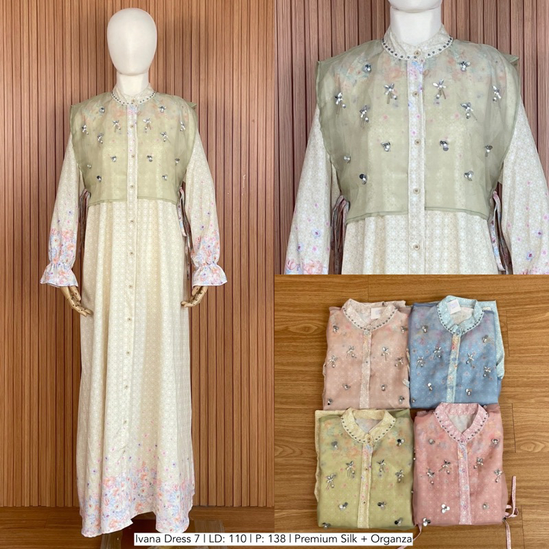 gamis zara organza premium
