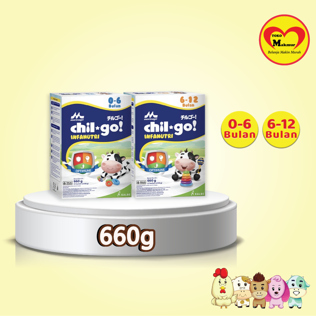 

Chil Go Infanutri Tahap 1 (0-6 Bulan) / Tahap 2 (6-12 Bulan) 660gr / Toko Makmur Gresik