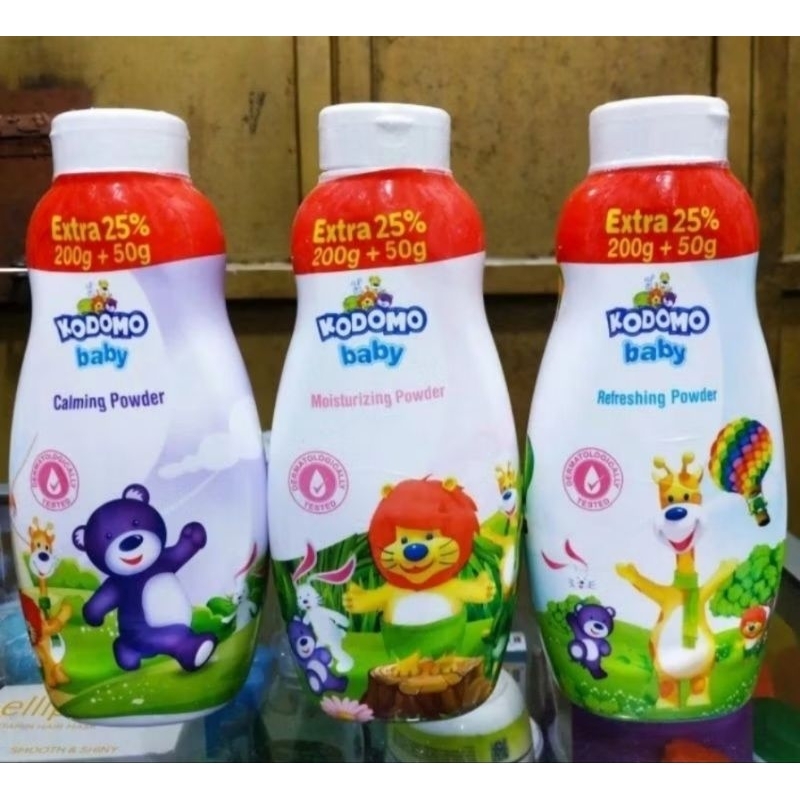 bedak powder kodomo 200+50 gr
