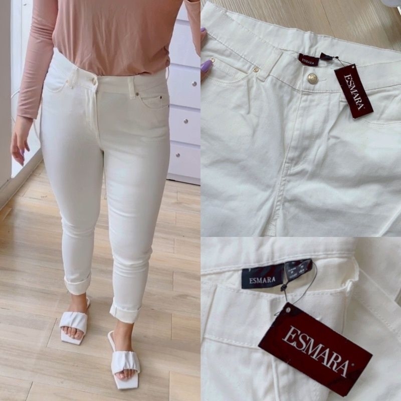 Esmara stretch jeans beige highwaist