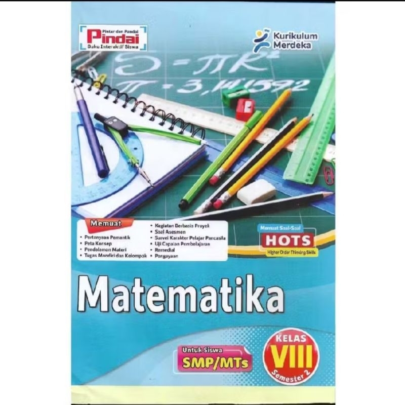 Buku Lks Matematika Kurikulum Merdeka KELAS 8 SMP/MTs Semester 2