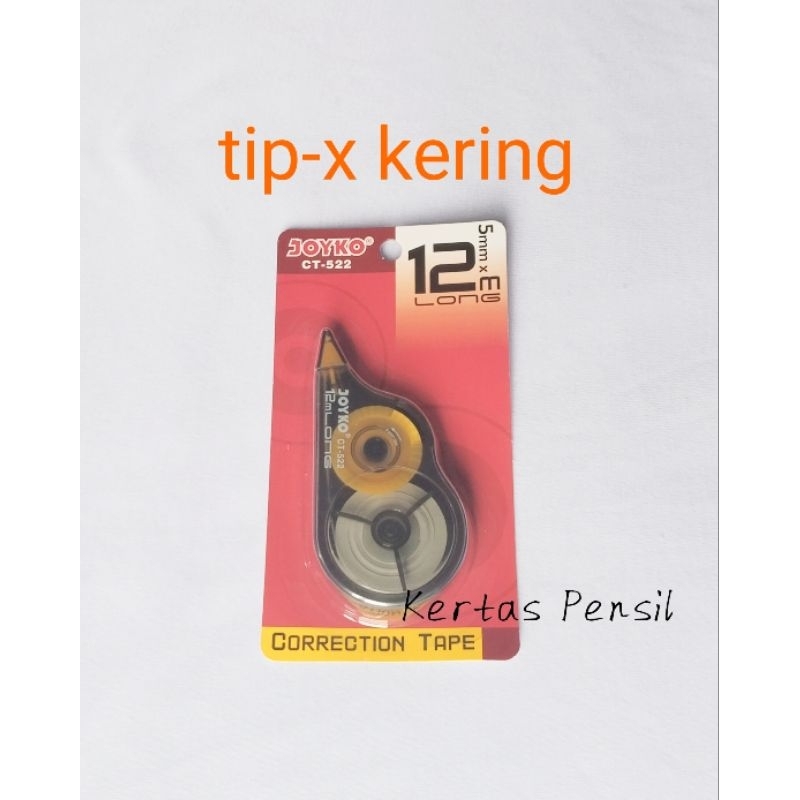Joyko Correction Tape / Tip X Kertas Joyko / Tip X Kering CT-522