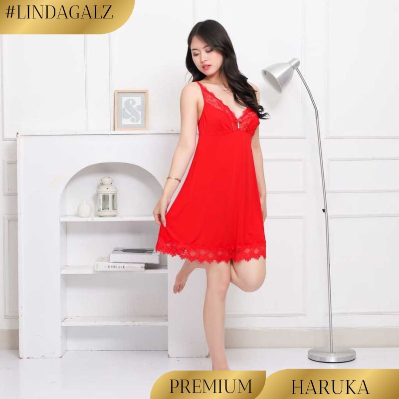 LindaGalz HARUKA Sexy Lingerie Big Size Jumbo 2317 Baju Tidur Wanita Dinas Malam Lingerie Premium Ba