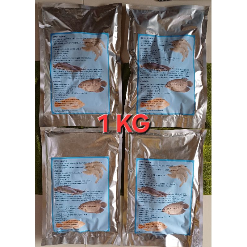 Syafatummy Premix - Premix Krpqu Aquatic 1 Kg - Premix Ikan - Premix Udang - Premix Ikan Lele -