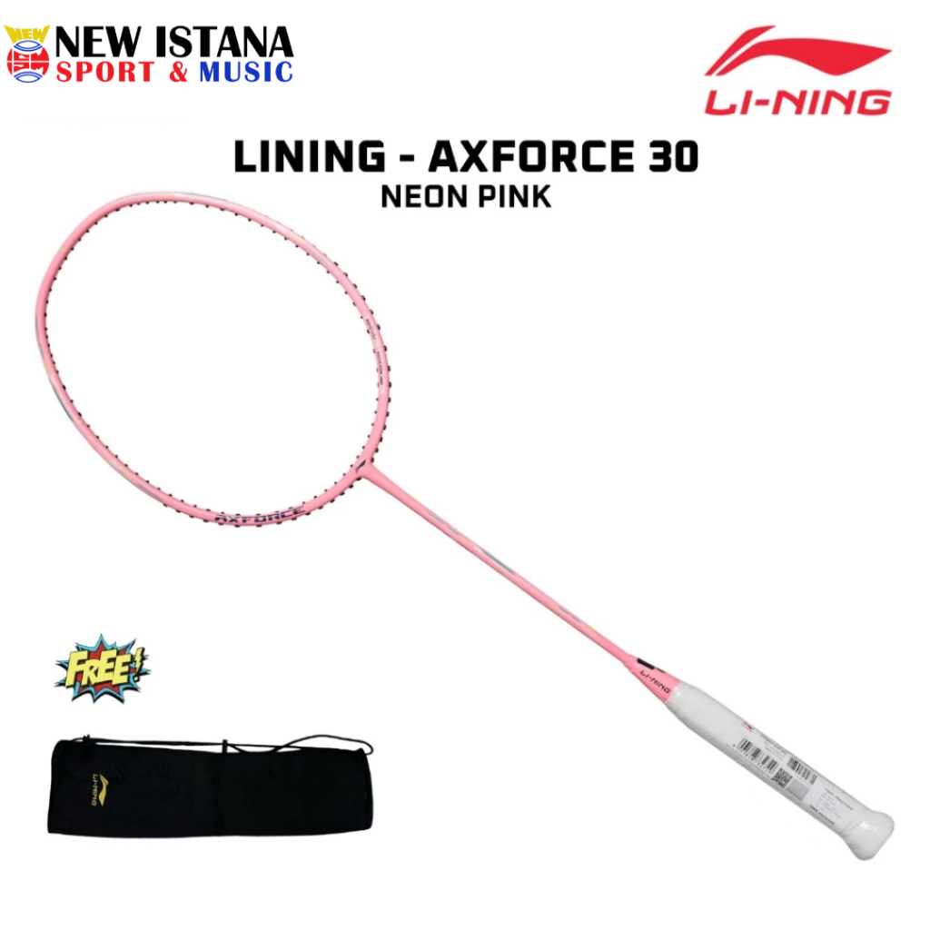 Raket Badminton Lining Axforce 30 Neon Pink