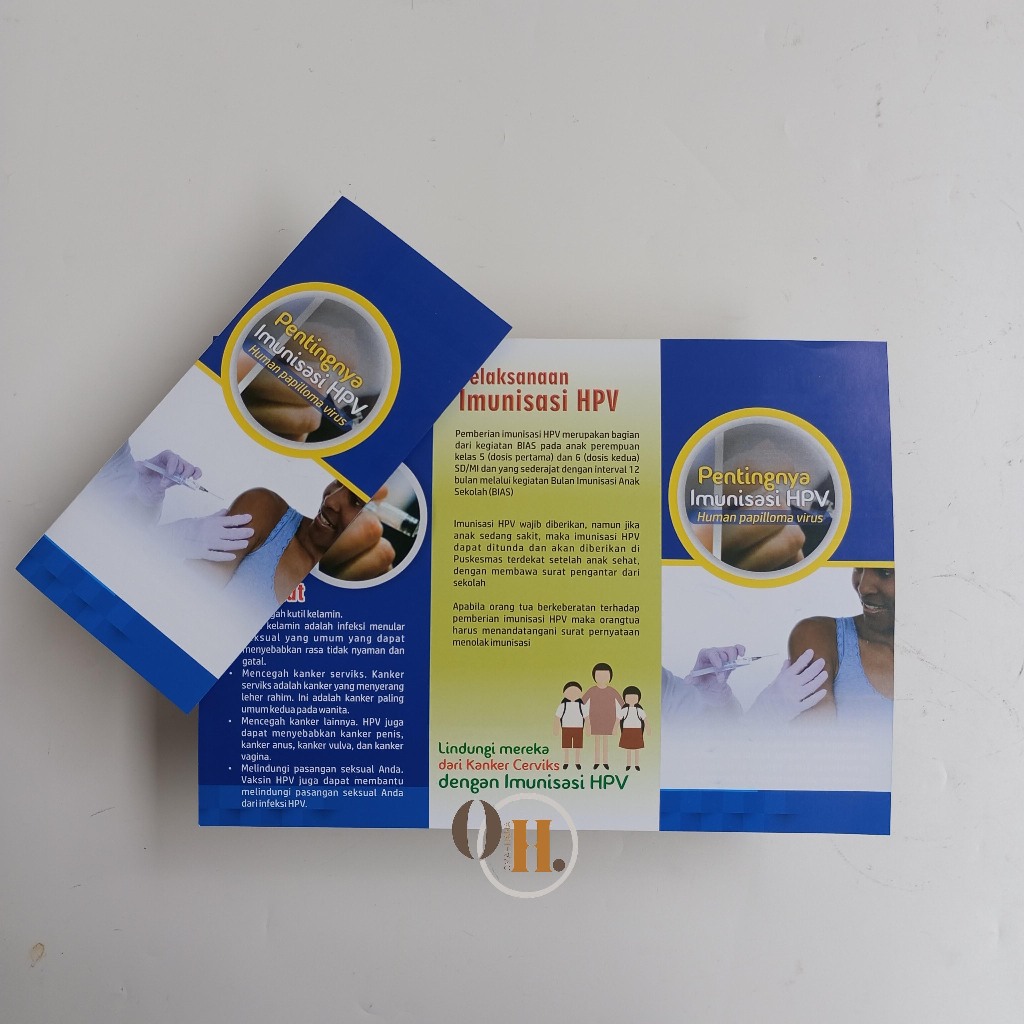 

Leaflet Pelaksanaan Imunisasi HPV - Brosur Imunisasi Kesehatan