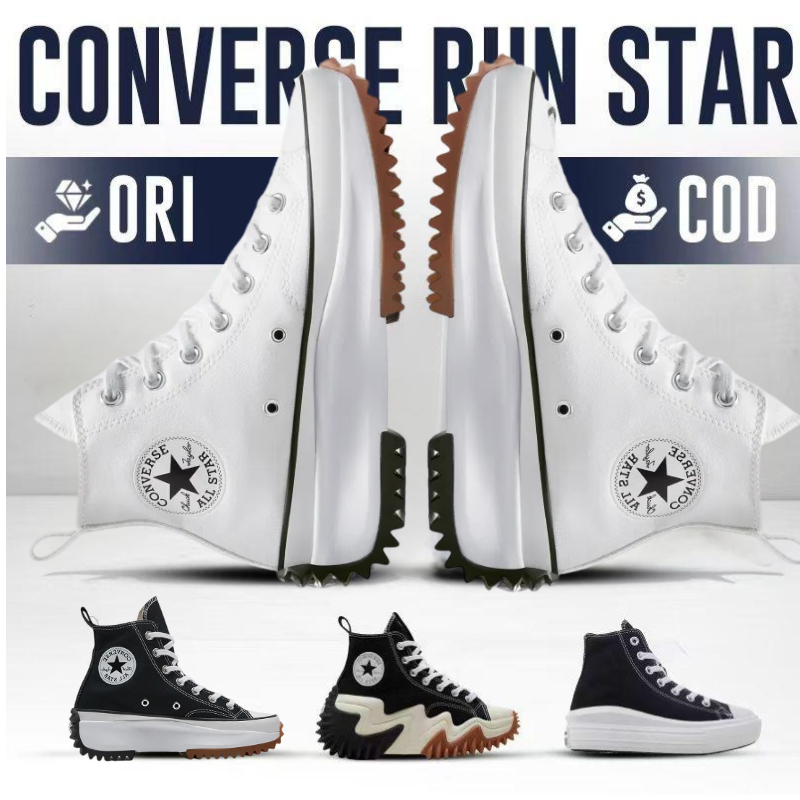 【✅ 100% ORI COD】Converse Run Star Hike