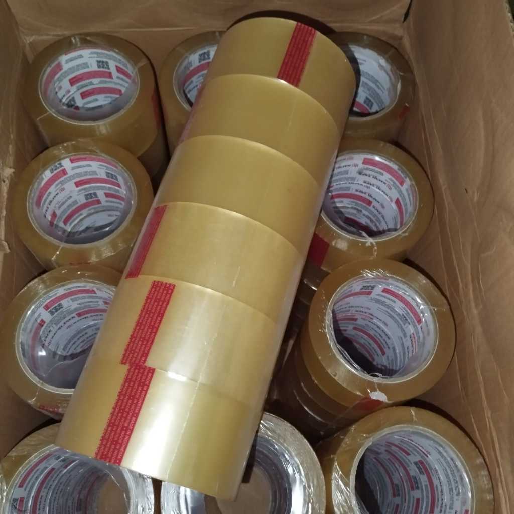 

Lakban Nachi 2 inch 100 yard 48mm OPP bening coklat