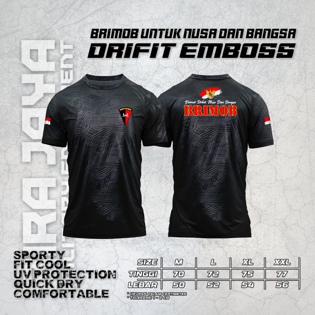 kaos jersey brimob untuk Nusa dan Bangsa/ kaos jersey brimob / kaos dalam jersey brimob
