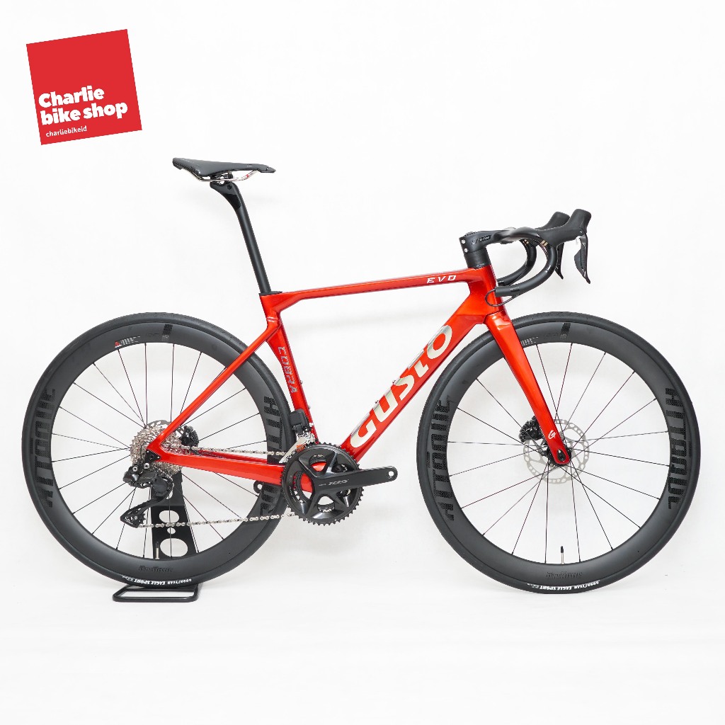 GUSTO COBRA EVO DB SPORT TE Shimano 105 Di2 12 Speed - Sepeda Full Bike All-Round