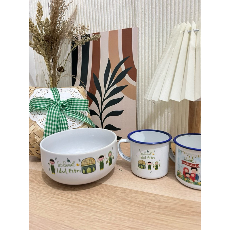 Souvenir nikah / souvenir khitan/ souvenir graduatio  / Hampers lebaran / Hampers mangkok + gelas en