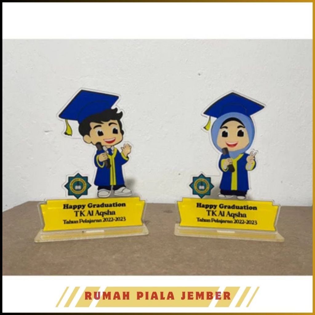 Plakat Wisuda TK Piala Wisuda Paud Plakat Paud Piala Wisuda TK Akrilik