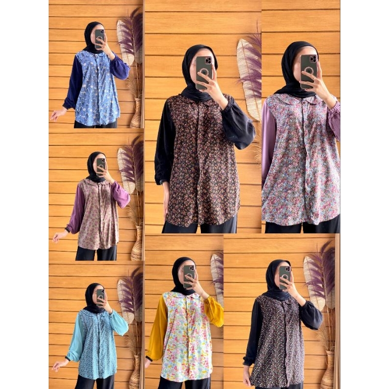 MURAH Atasan Tunik Tunik Crinkle Tunik Crinkle Polos Tunik Rayon Tunik Motif Tunik Wanita Terbaru Tu