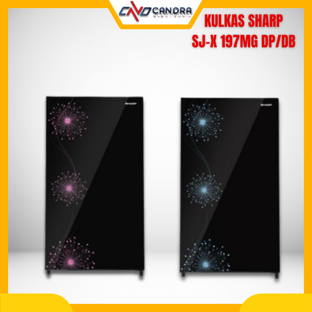 Kulkas Satu Pintu Sharp Sj-X 197MG DP/DB/Kulkas 1 Pintu Sharp