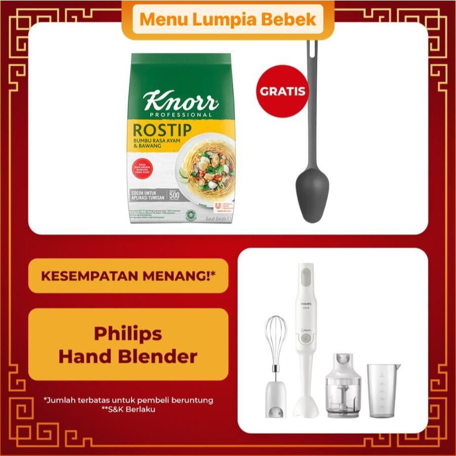 

Knorr Rostip 1Kg Free Gift - FULLANDAD Sendok 33cm