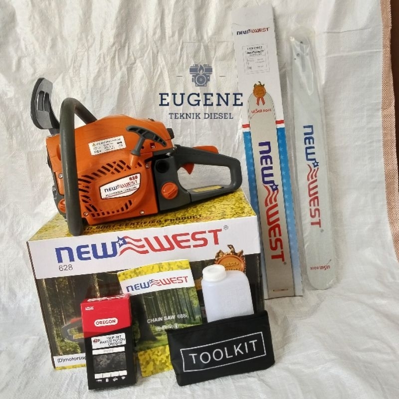 TERMURAH CHAINSAW / SENSO 628 688i NEW WEST MESIN GERGAJI KAYU BAR 22 INCH / 24 INCH NEW WEST ORIGIN
