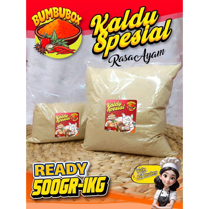 

⭐Bumbubox ⭐Kaldu Spesial Rasa Ayam 500gr 1000gr