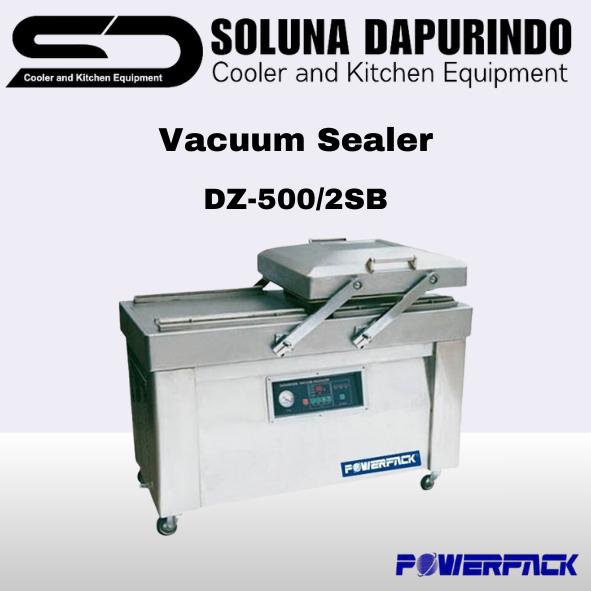 POWERPACK DZ-500|2SB Mesin Vacuum Double Chamber