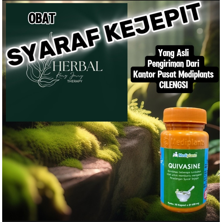 Mediplants Quivasine - Antisciatica Herbal Untuk Syaraf Kejepit  - Obat Syaraf Kejepit Paling Ampuh