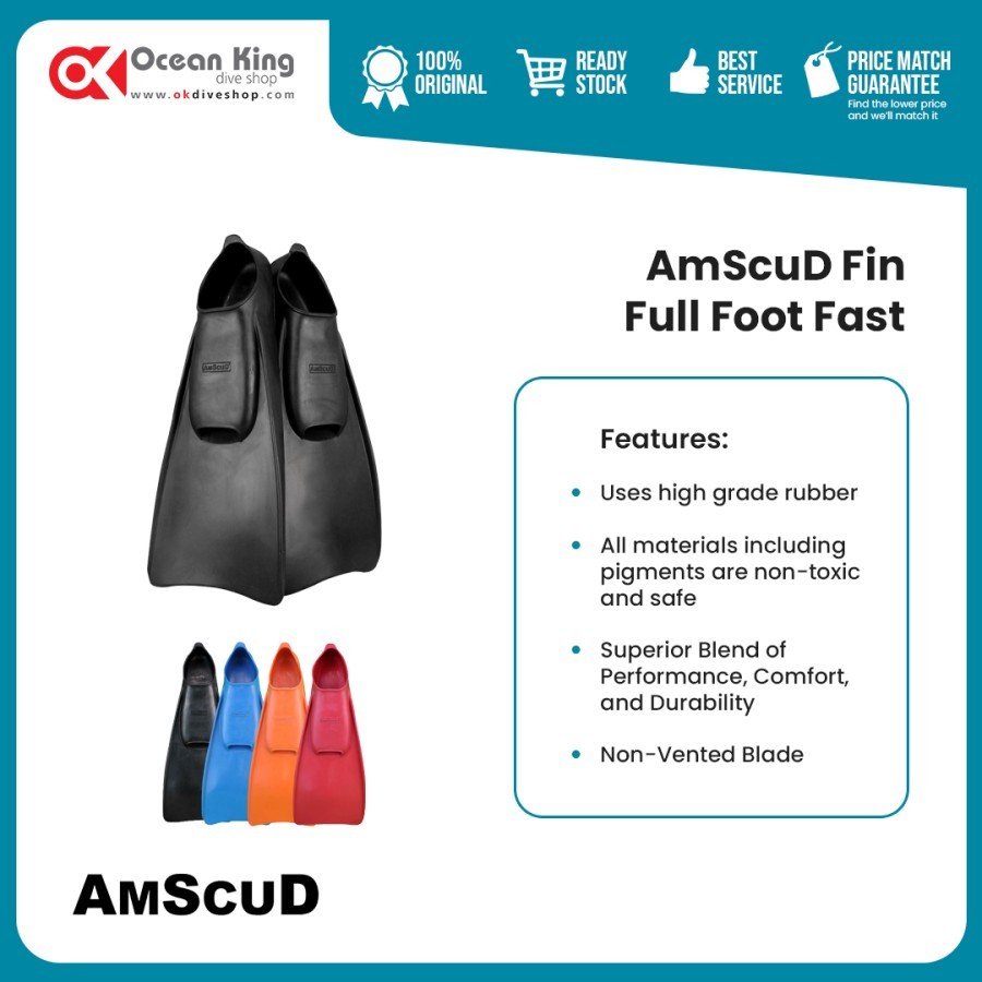 Fin Amscud FF Fast - Diving or Snorkeling Fins