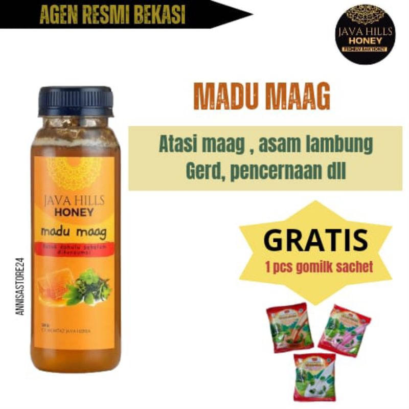 

Madu Maag 320gr Javahills Honey - Mengatasi Maag, Asam Lambung, GERD