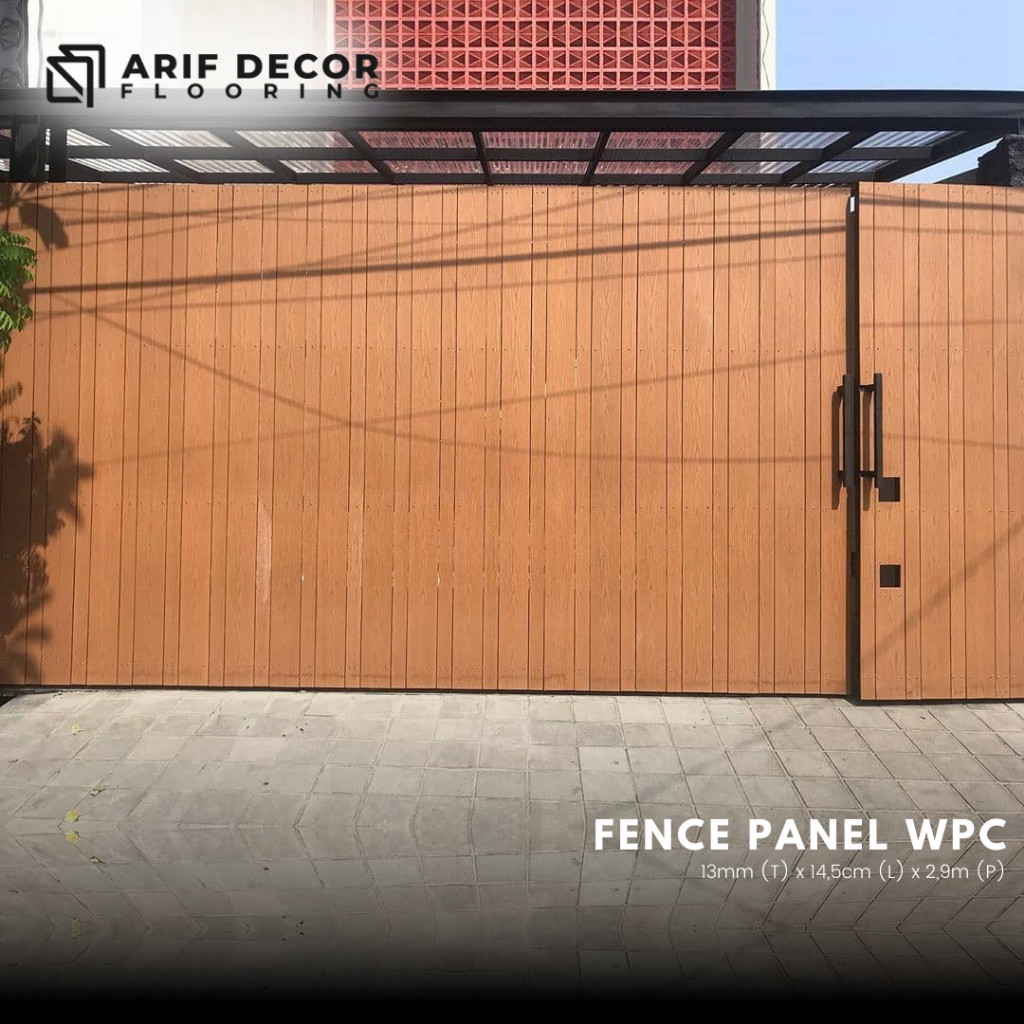 Terbaru Pagar WPC Outdoor-Indoor / Pagar Kayu Rumah / Fence Panel