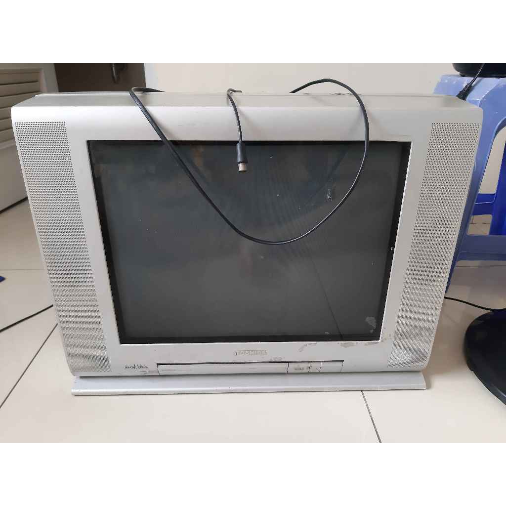 TV Tabung Toshiba Bomba 21 inch