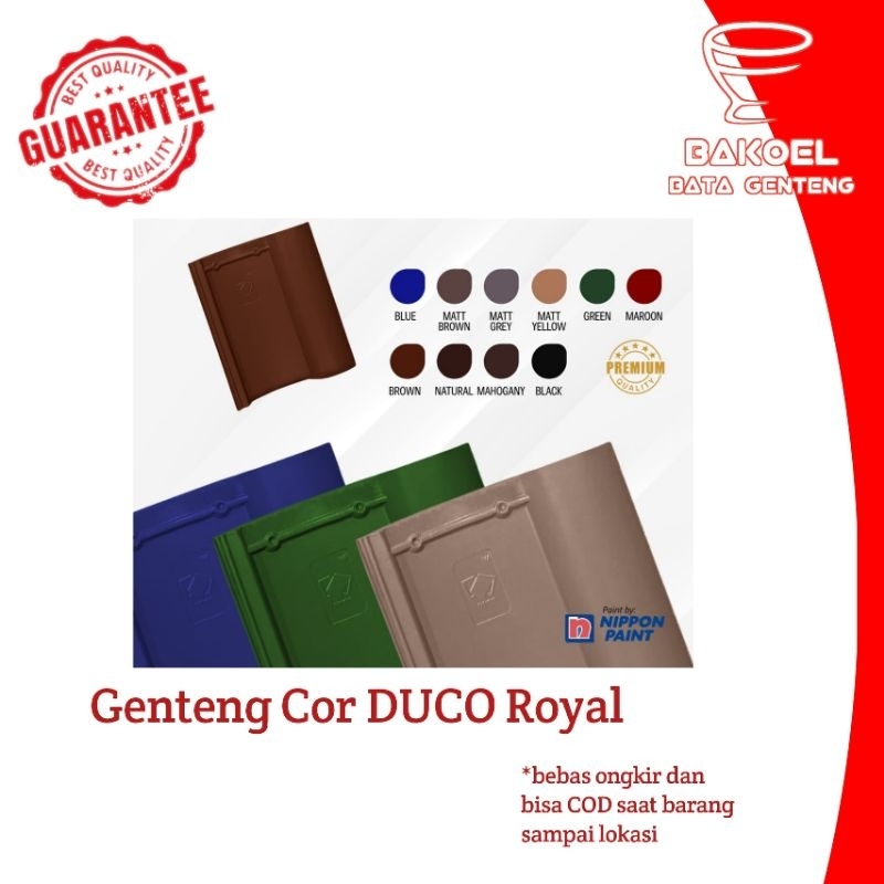 Genteng Beton/Cor Duco Royal | Ready stock & Free ongkir