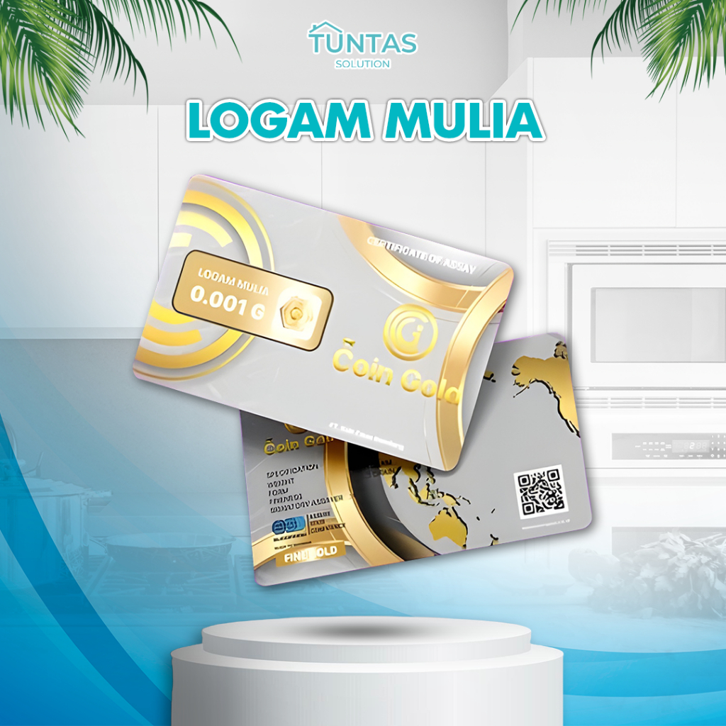 Logam Mulia 0.001 gram Coin Gold Coingold Babygold Mini gold Minigram Emas Kecil