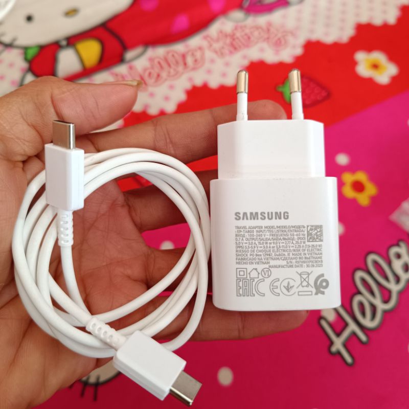 Charger Samsung 25 watt asli original SEIN 100%