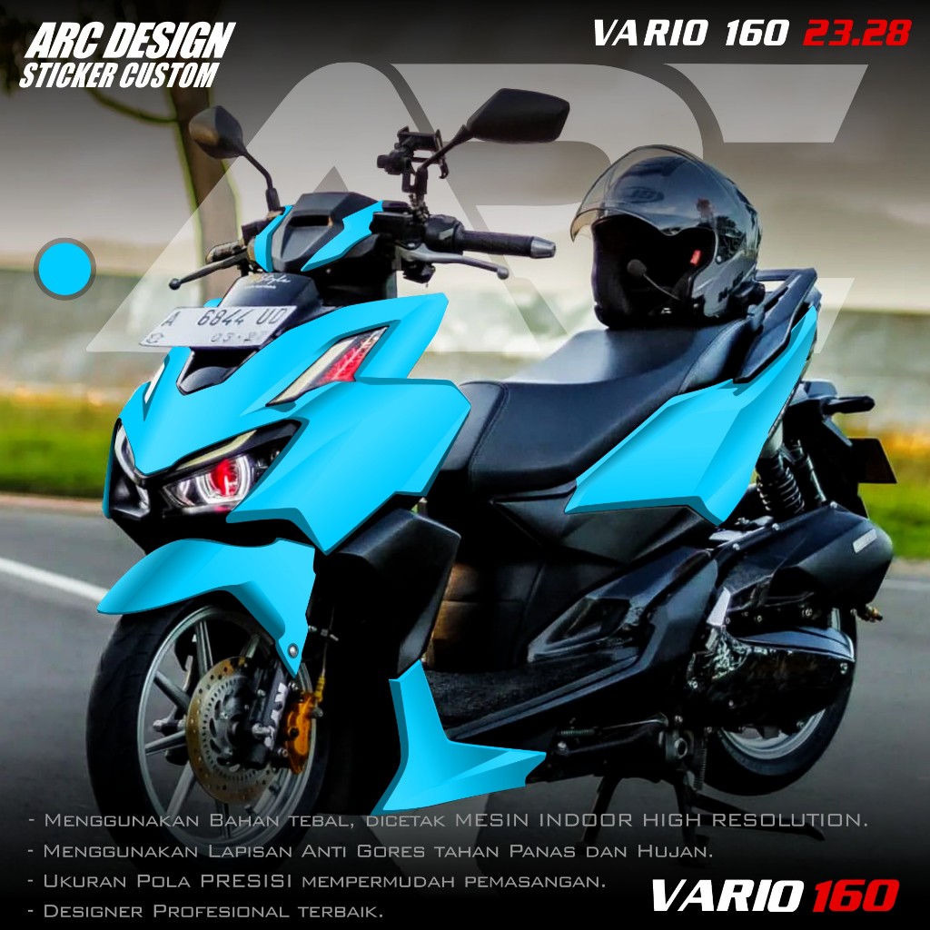 (COD PROMO) TERBARU Decal Sticker All New Honda Vario 160 2022 2023 2024 2025 Full body - Stiker Sko