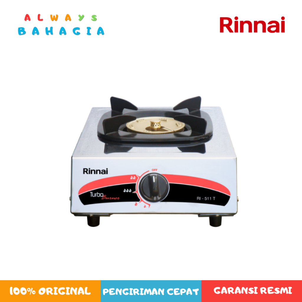 RINNAI RI 511 T KOMPOR GAS PORTABLE 1 TUNGKU