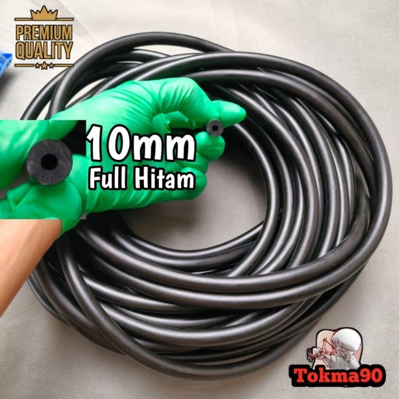 10mm Full Hitam Karet Panah Ikan Spearfishing Spergun Speargun