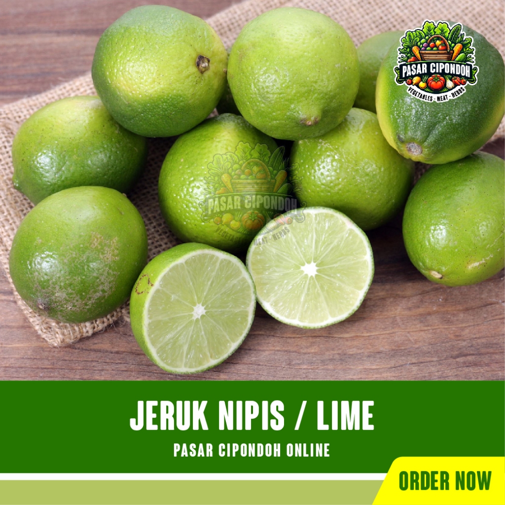 

Jeruk Nipis Segar 100 gram / Lime - Pasar Cipondoh Tangerang