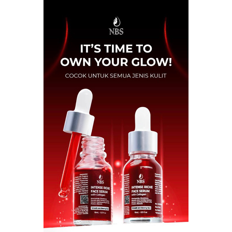 SERUM INTENSE RICHE FACE SERUM /NBS SKINCARE /SERUM TERBARU NBS