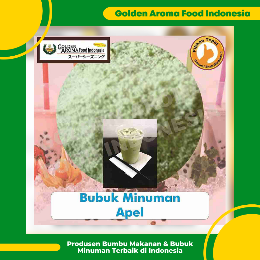 

Bubuk Minuman Buah Apel 1 Kg Apple Drinking Powder Enak Murah Halal Aman Terbaik Bubble Drink GAFI