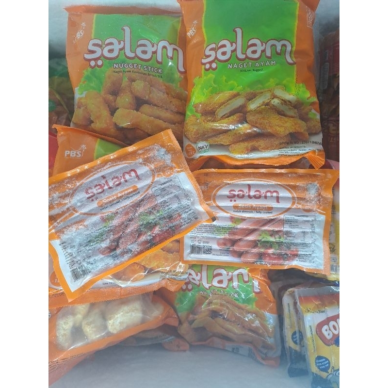 

All Varian Salam nugget dan sosis