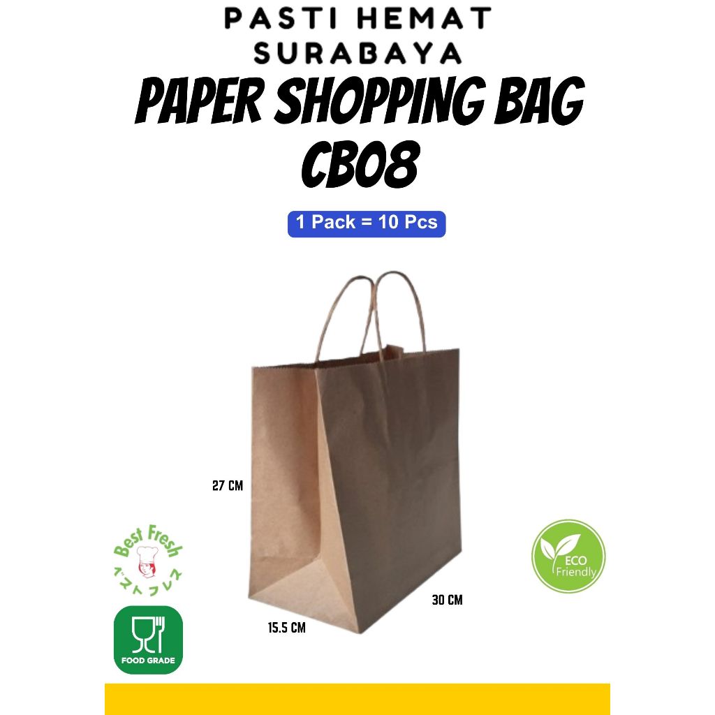 

Paper Bag Shopping CB08 | Tas Shopping Paper | paper Shopping Bag