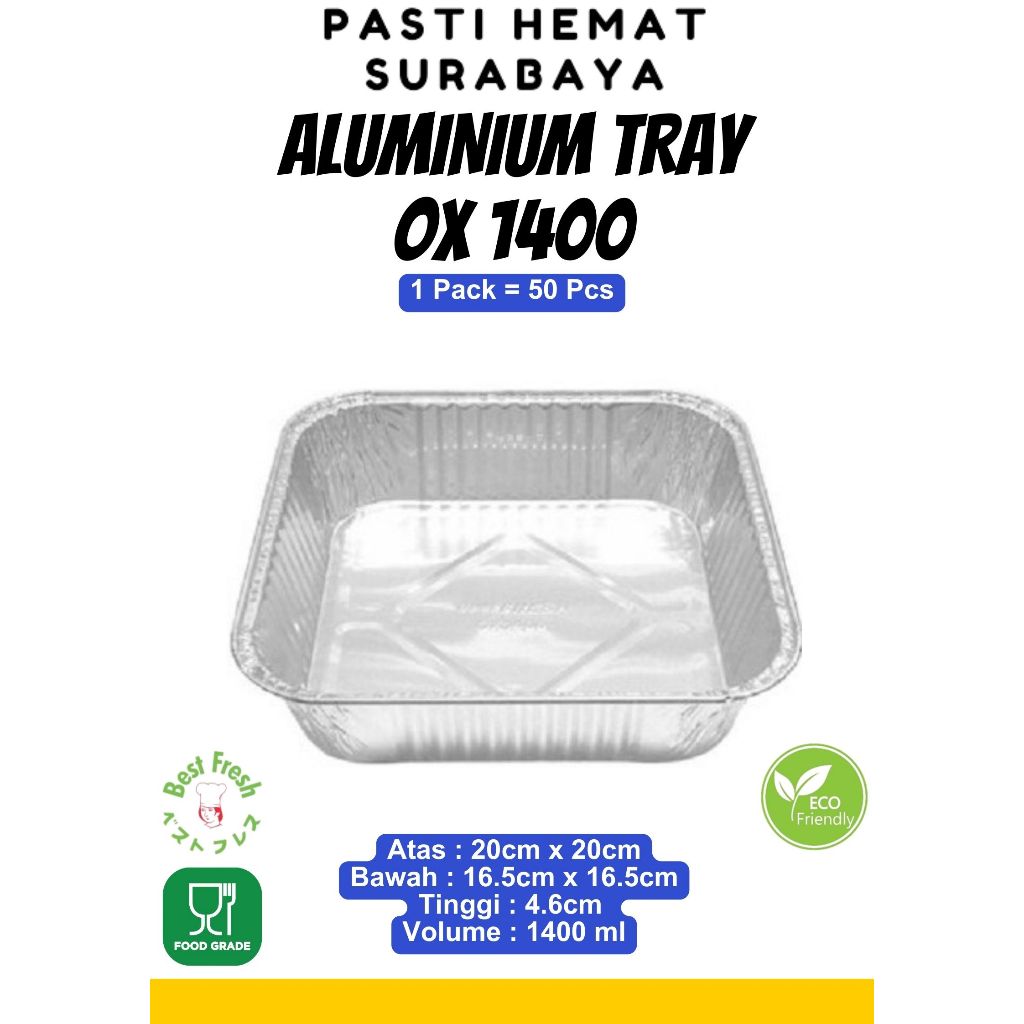 ALUMINIUM FOIL CUP I ALUMINIUM FOIL TRAY I AlumInium foil I KOTAK ALUMINIUM I OX 1400