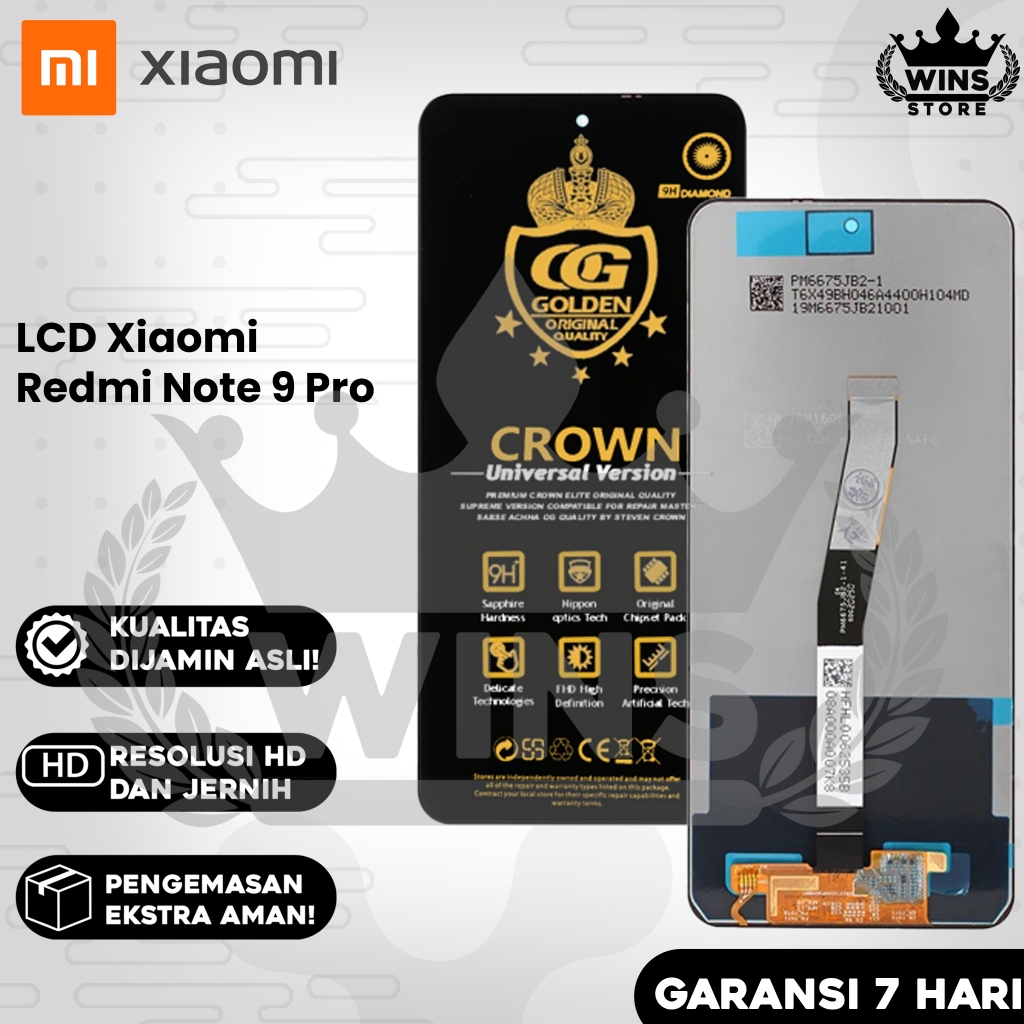 LCD TOUCHSCREEN XIAOMI REDMI NOTE 9 PRO / NOTE 9S ORI FULLSET / LCD REDMI NOTE 9S