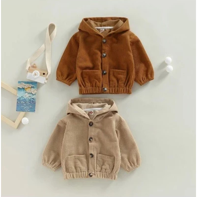 FASHION ANAK CEWEK COWOK JAKET CORDUROY USIA 1 - 12TH FASHION JAKET ANAK