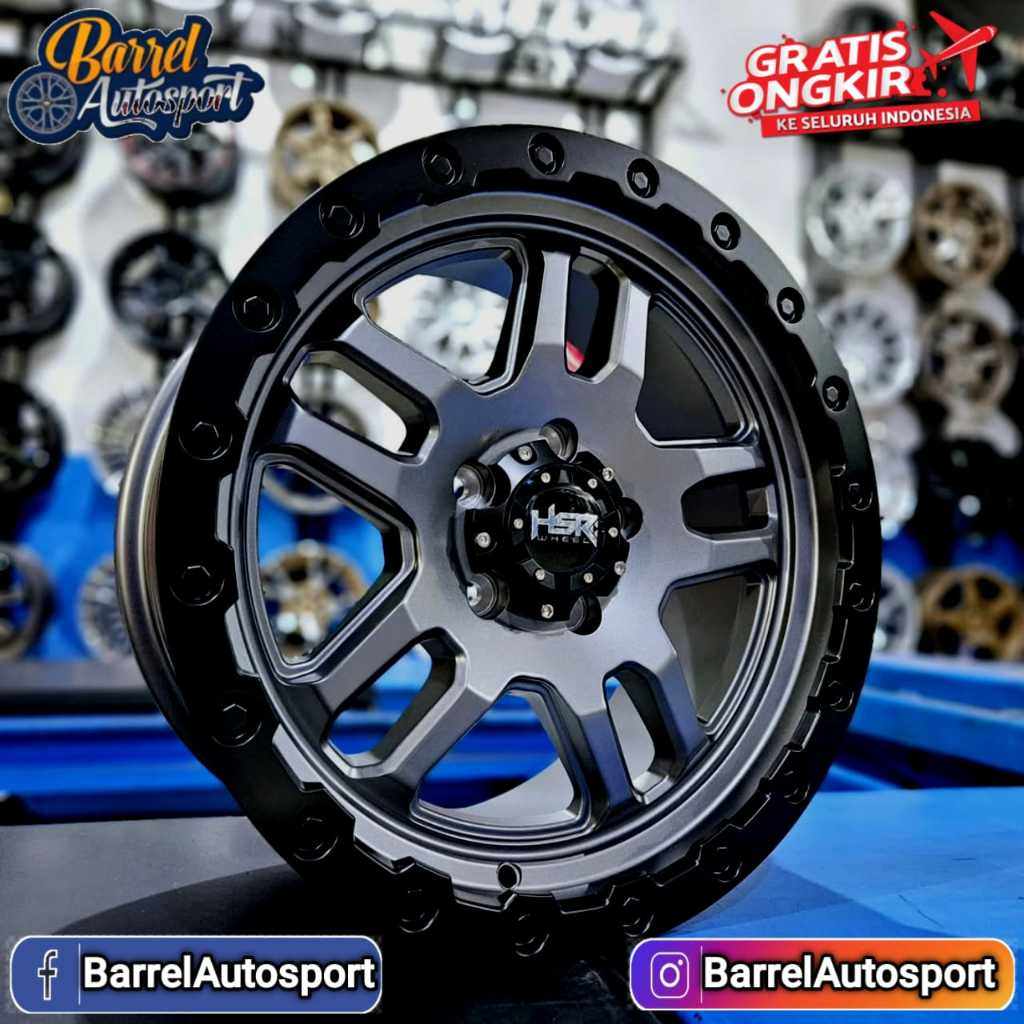 Velg Mobil Terios,Accord,Xtrail,Xpander,Brv ,Hrv Hsr ring 17 Model Ofroad Boruto
