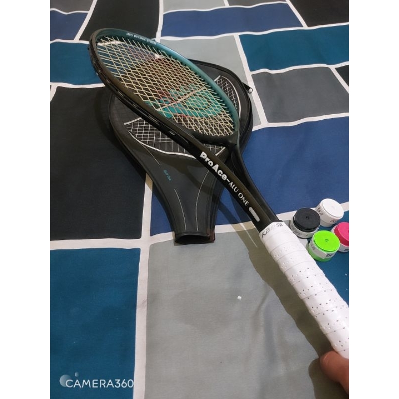 RAKET TENIS ORIGINAL PRO ACE ALU ONE BEKAS SIAP SMASH
