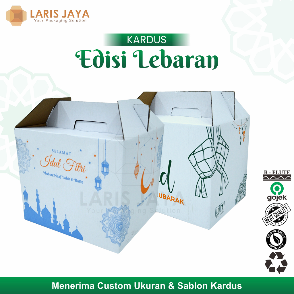 

Box Parcel Jinjing Lebaran Dus Hampers Sembako Kemasan Souvenir 33x26x27 cm