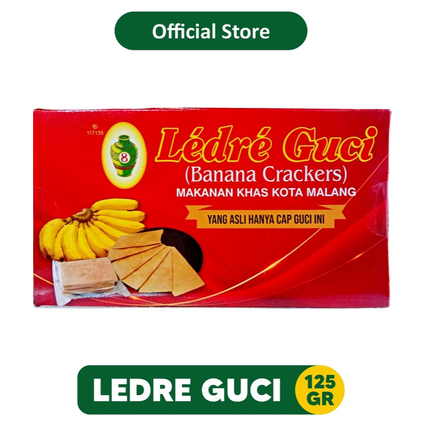 

Ledre Guci Banana Crackers 125gr | Oleh Oleh Khas Batu Malang - 388001