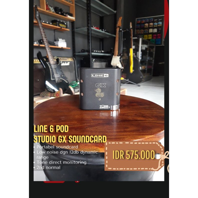 Line 6 pod studio gx soundcard