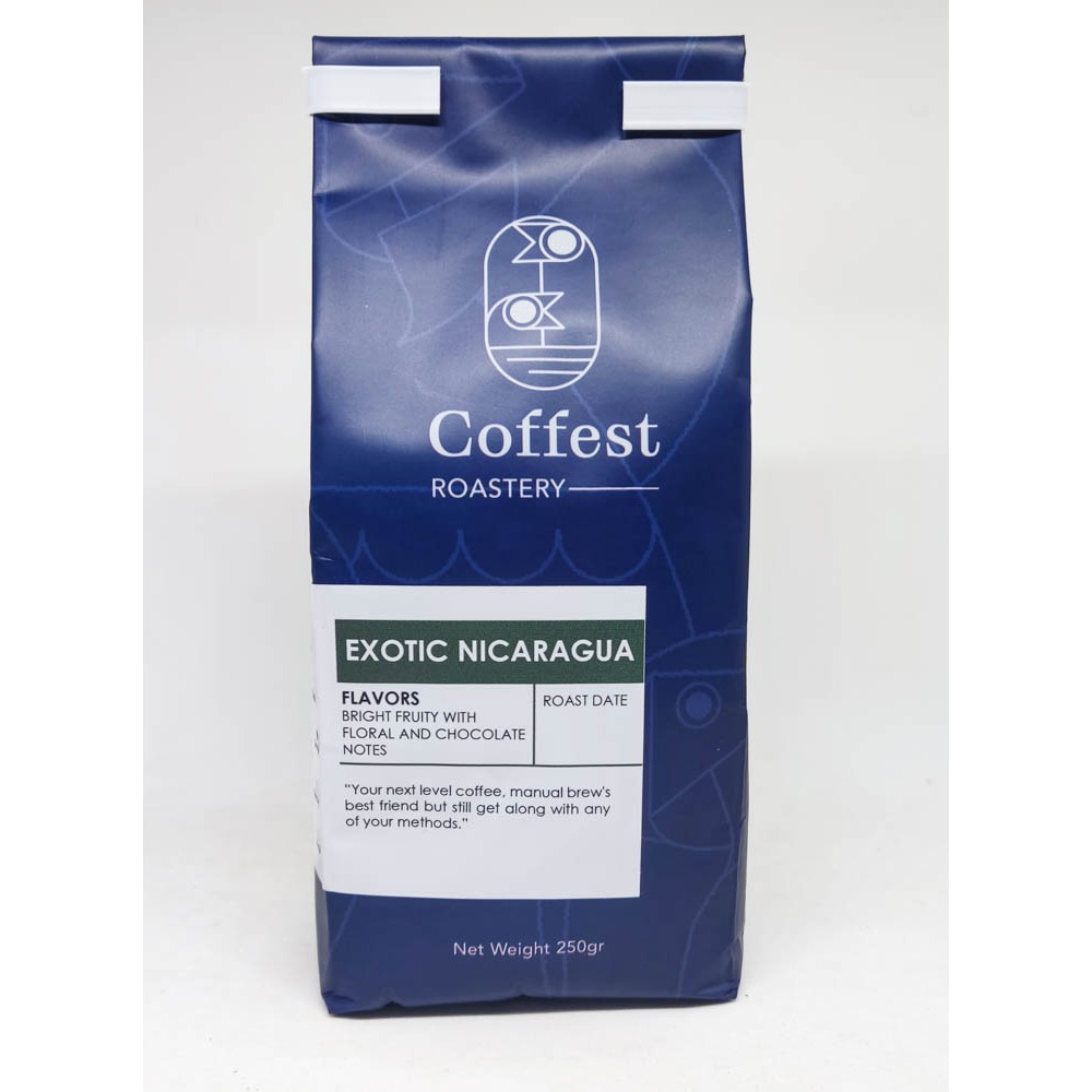 

Coffest Roastery - Exotic Nicaragua 100 gram - Roast Beans Biji Bubuk Kopi 100% Arabika - Full Washed