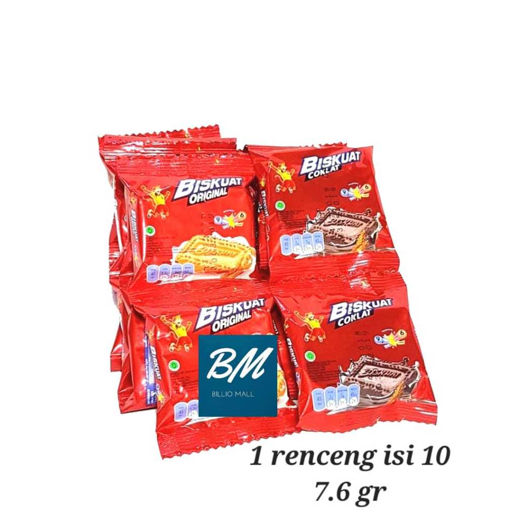 

Biskuat Biskuit Renceng KECIL (isi 10 Pcs 7.6 gr)