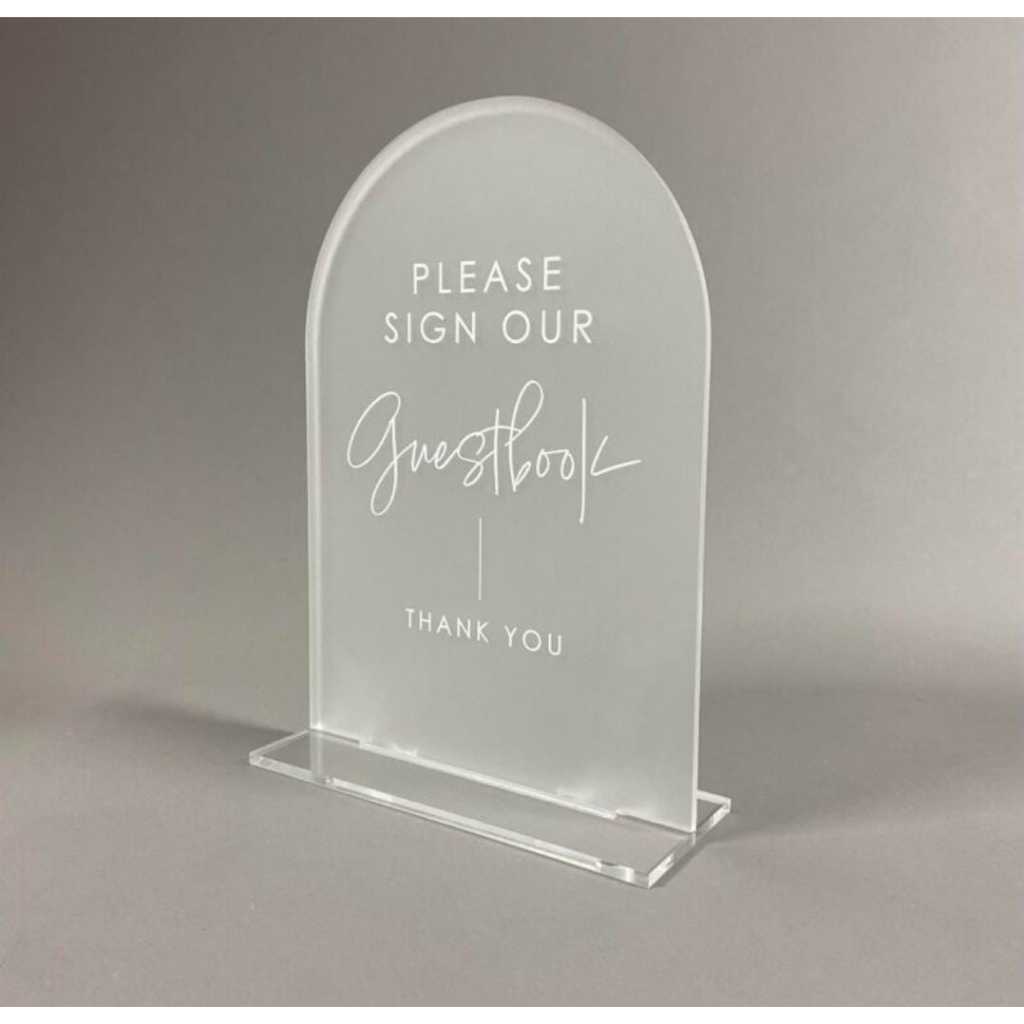 Top Ideas - Akrilik Ucapan / Standing Kartu Ucapan Birthday , Wedding, Wisuda Dll/ Greetings Card / 