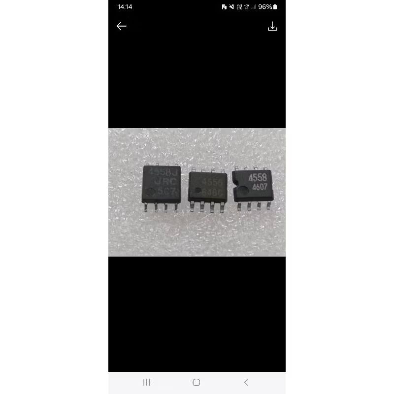 Ic JRC 4558 SMD Dual Op Amp Original Jrc japan .